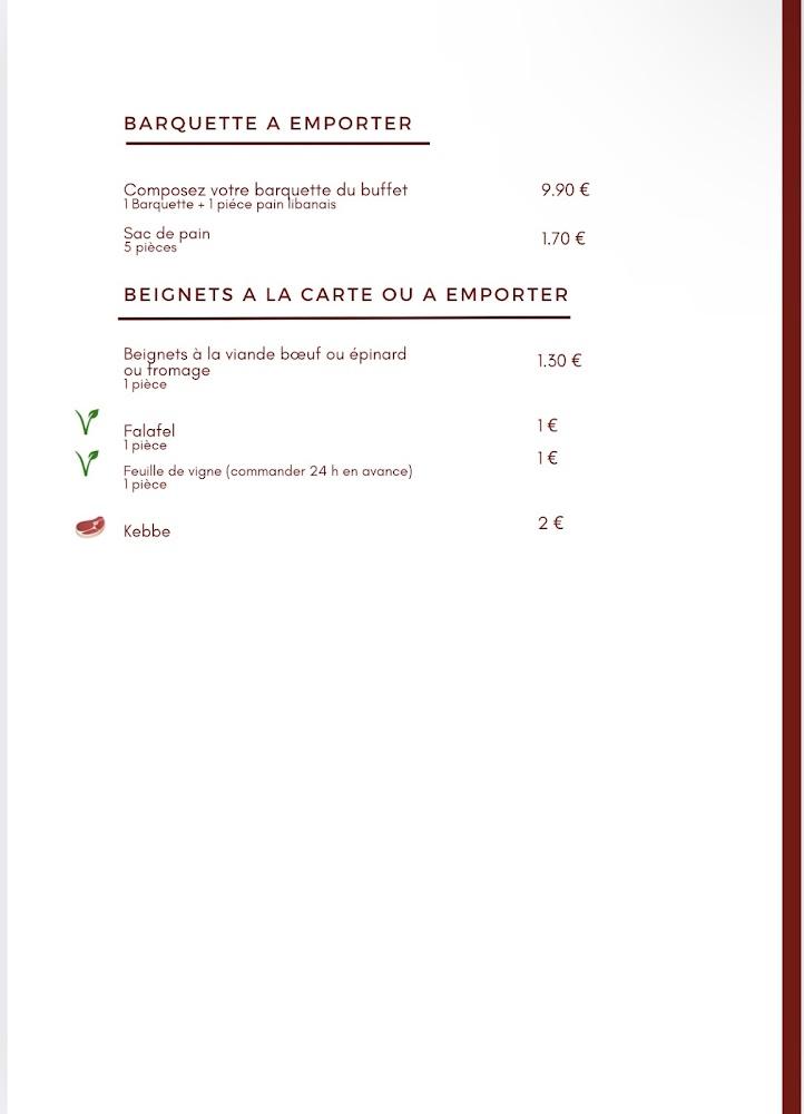 LiBeyrouth - Menu Image 3